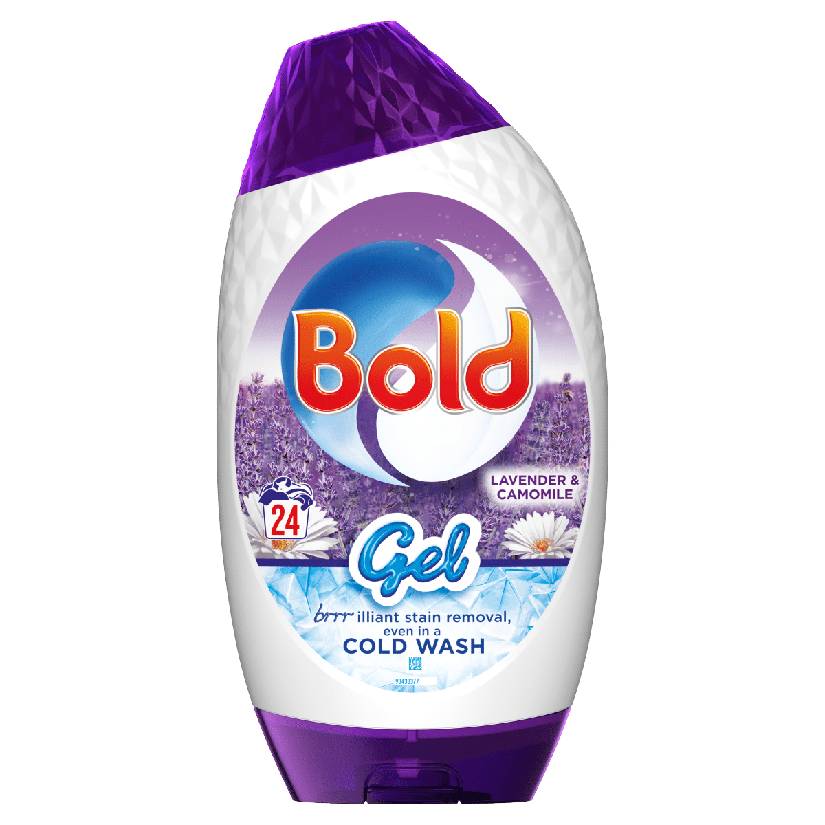 Bold Washing Liquid Gel 24 Washes, 840g, Lavander and Camomile