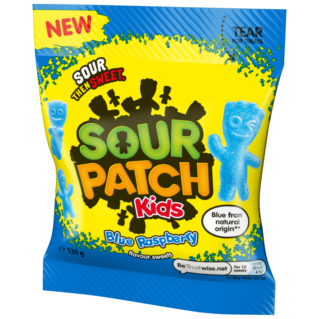 Sour Patch Kids Blue Raspberry Sweets Bag 130g
