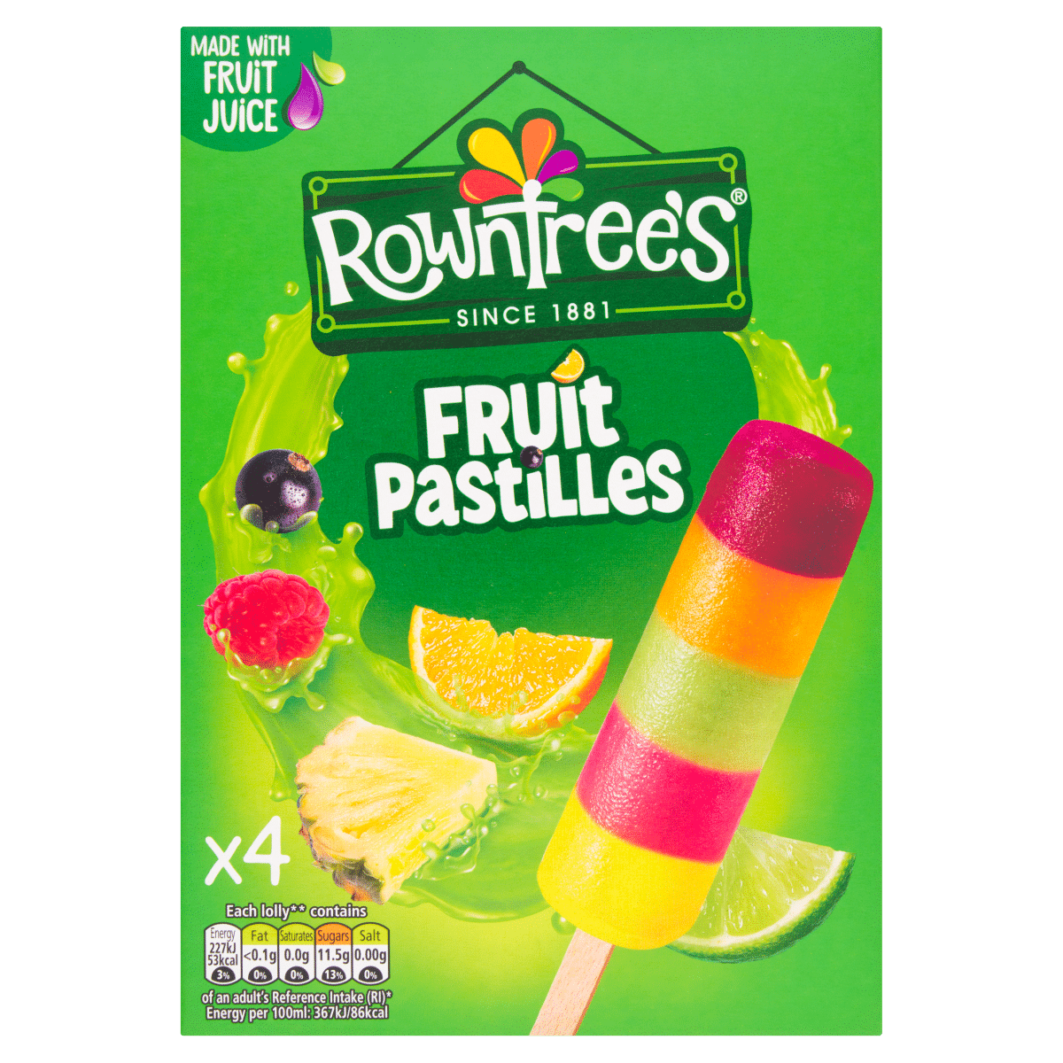 Rowntree’s Fruit Pastilles 4 x 65ml (260ml)