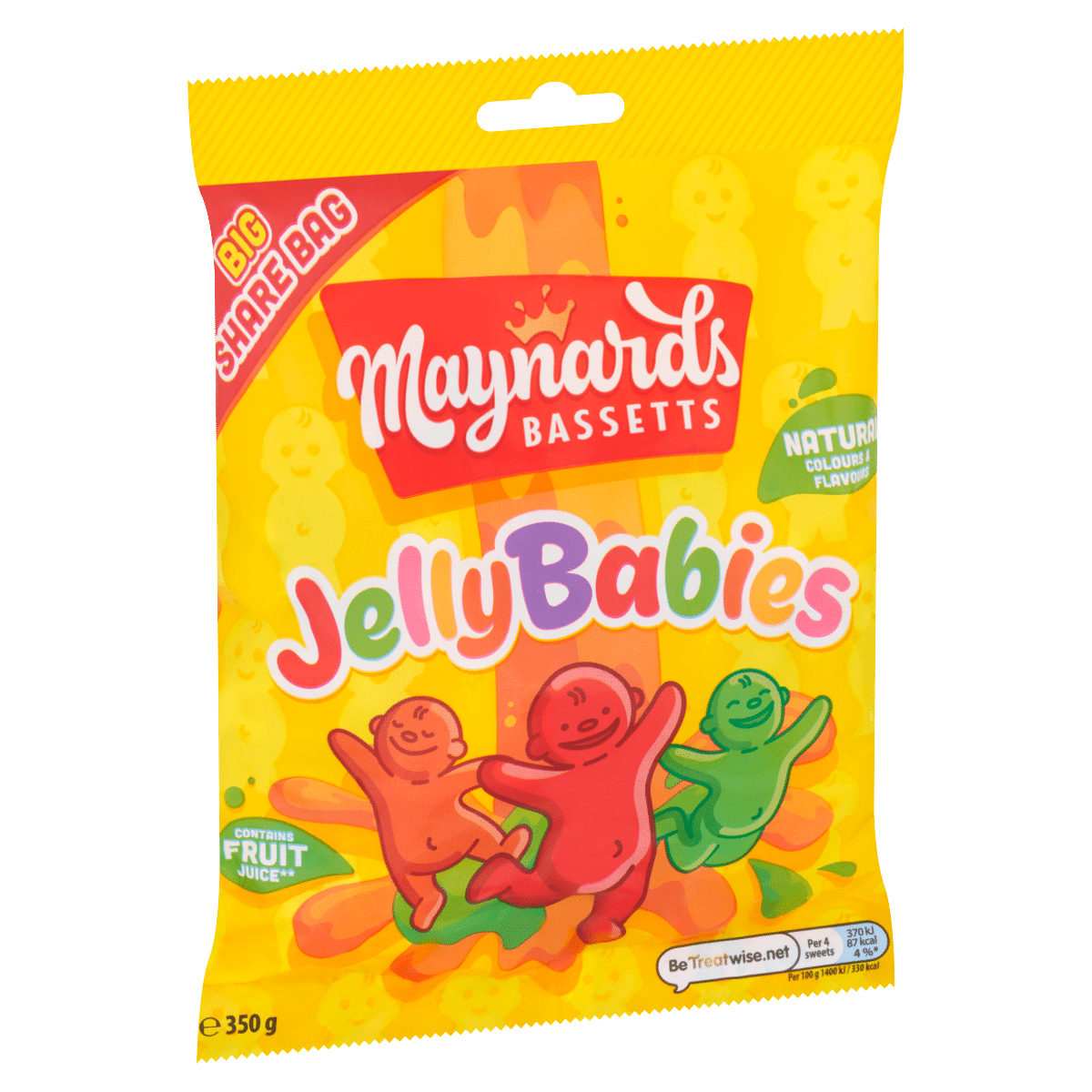 Maynards Bassetts Jelly Babies 350g