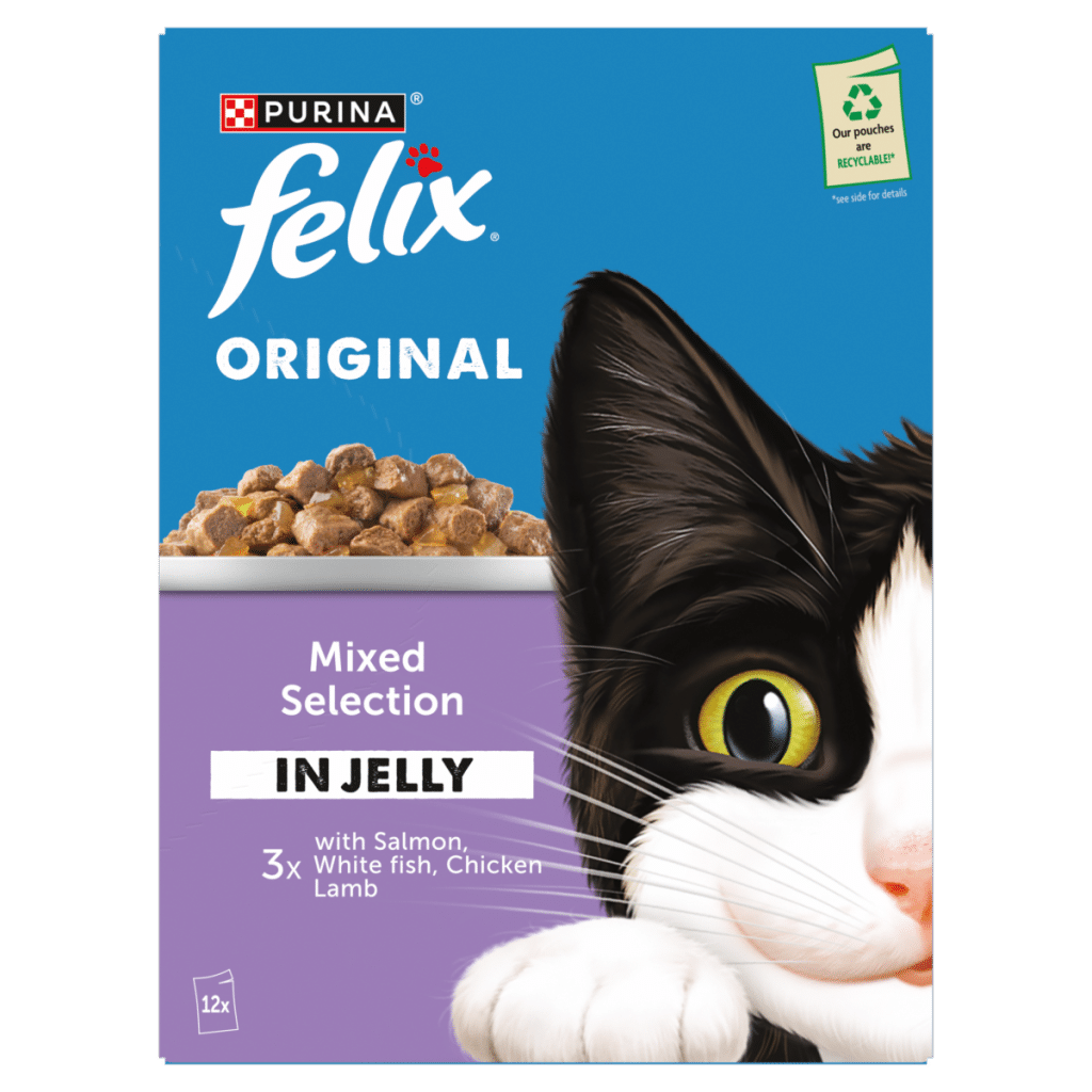 FELIX Original Mixed Selection in Jelly Wet Cat Food 12x85g