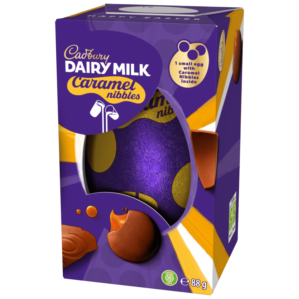 Cadbury Caramel Nibbles Chocolate Easter Egg 88 g