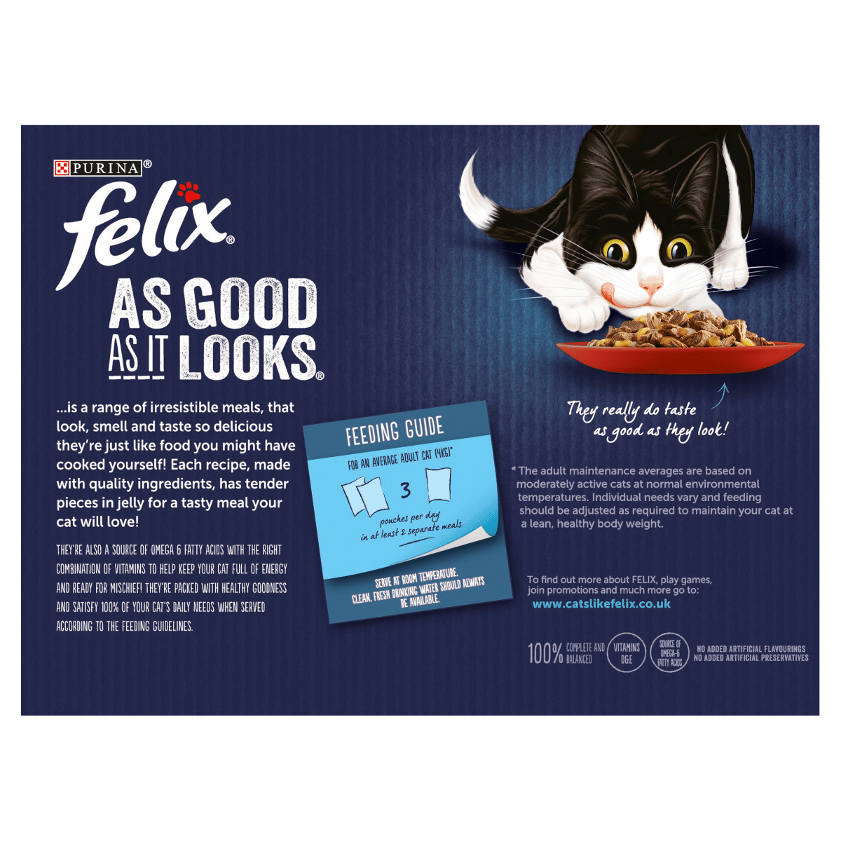 FELIX AS GOOD AS IT LOOKS Meaty Selection in Jelly Wet Cat Food 12x100g