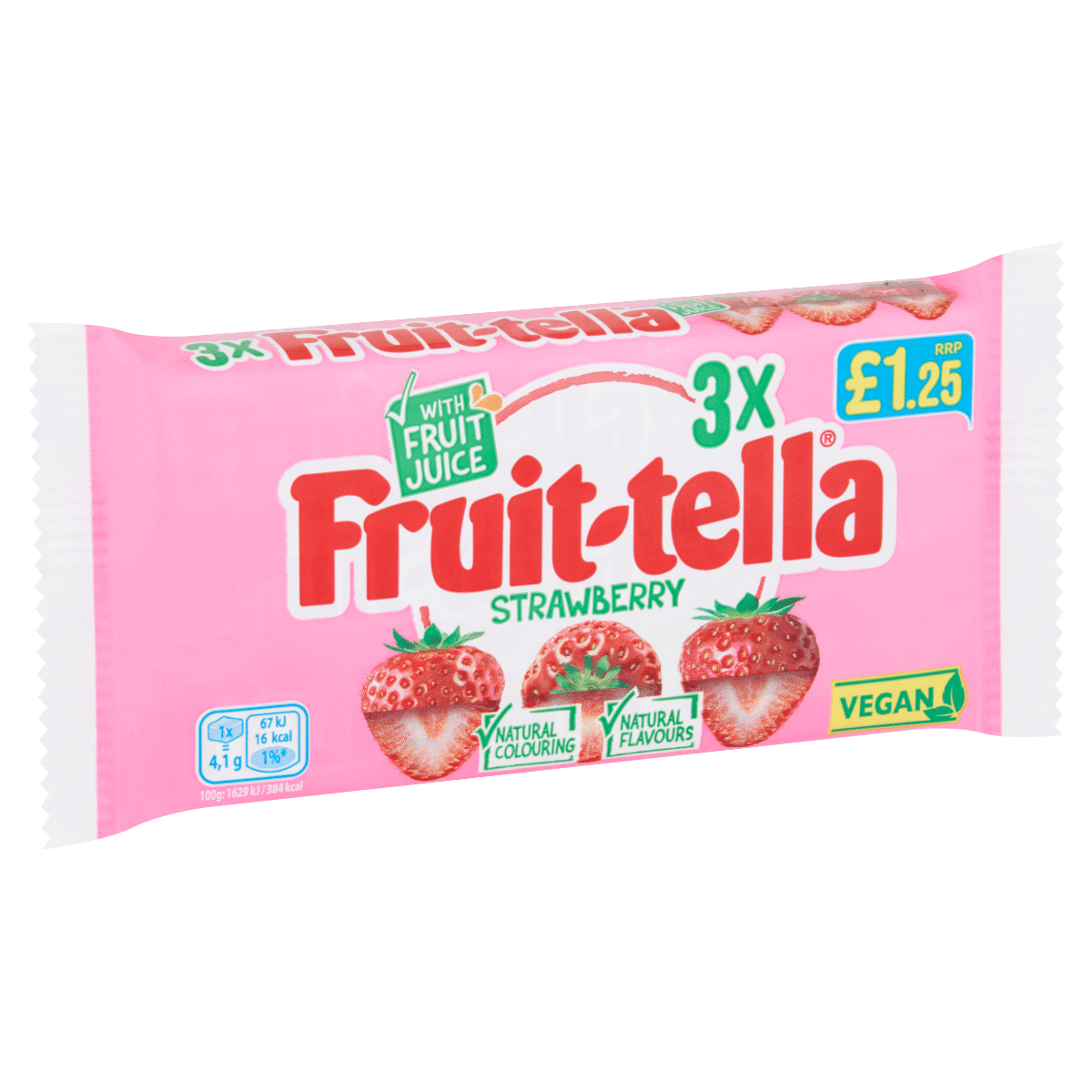 Fruit-tella Strawberry 3 x 41g