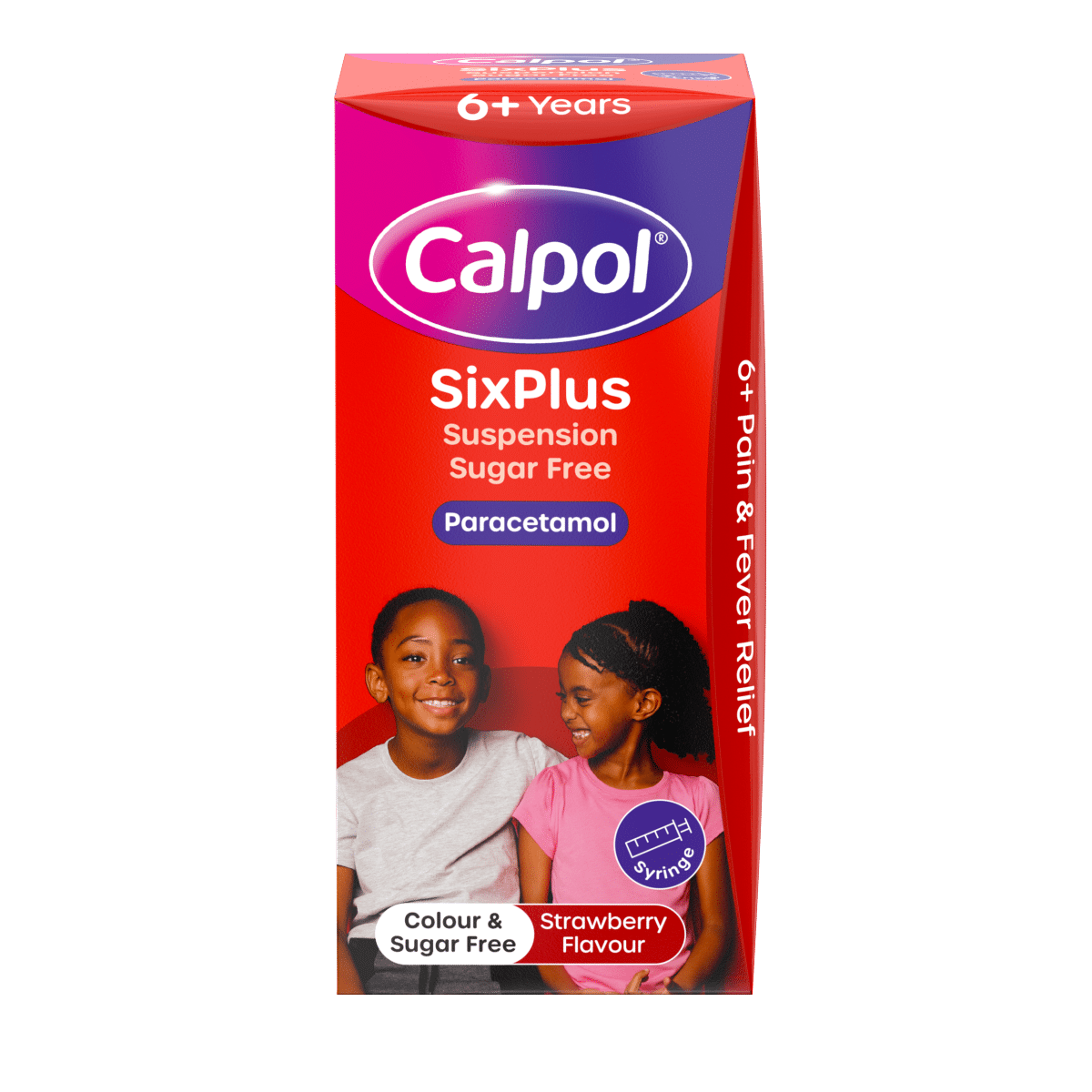 Calpol SixPlus Sugar-Free Suspension Paracetamol 6+ Years 80ml
