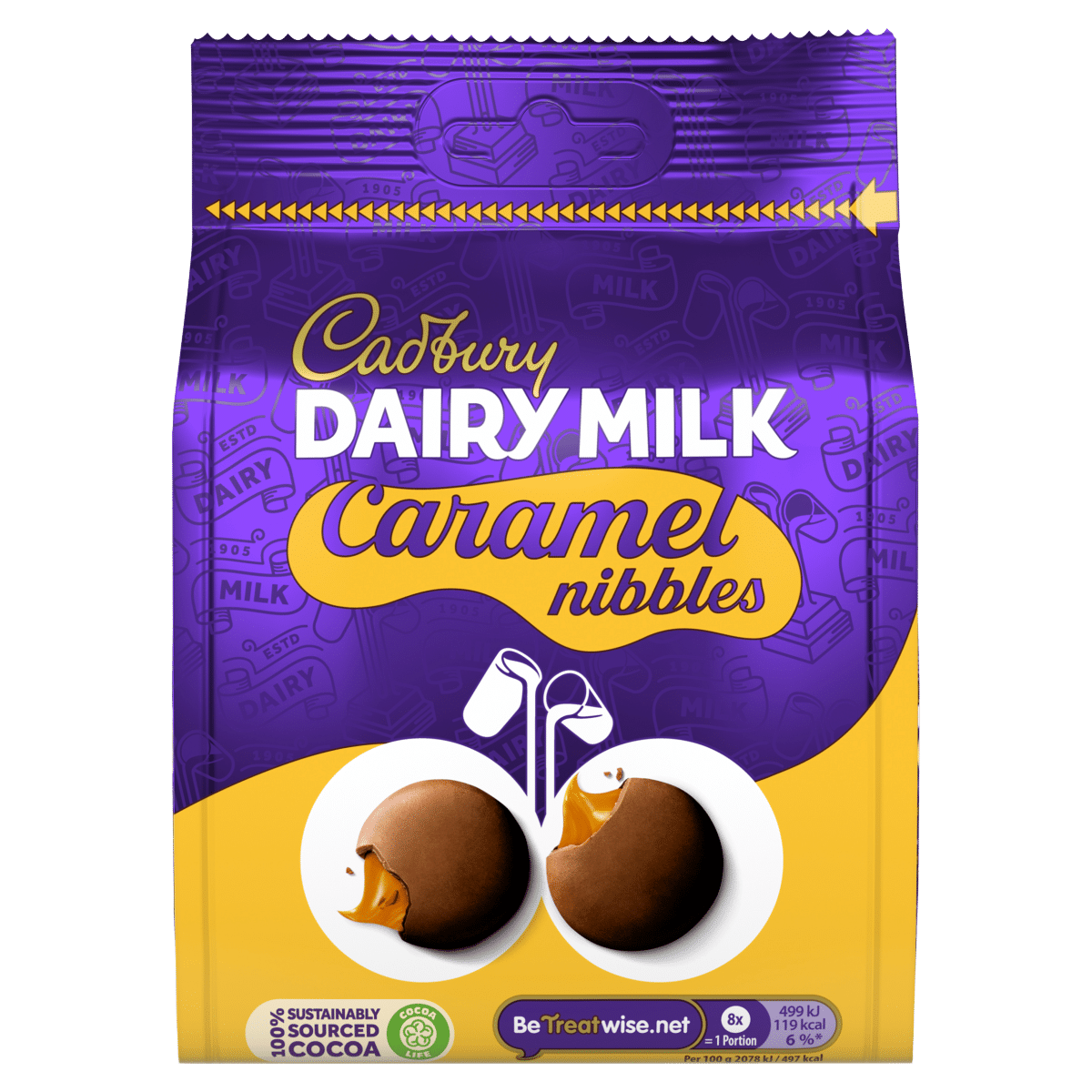 Cadbury Dairy Milk Caramel Nibbles 120g
