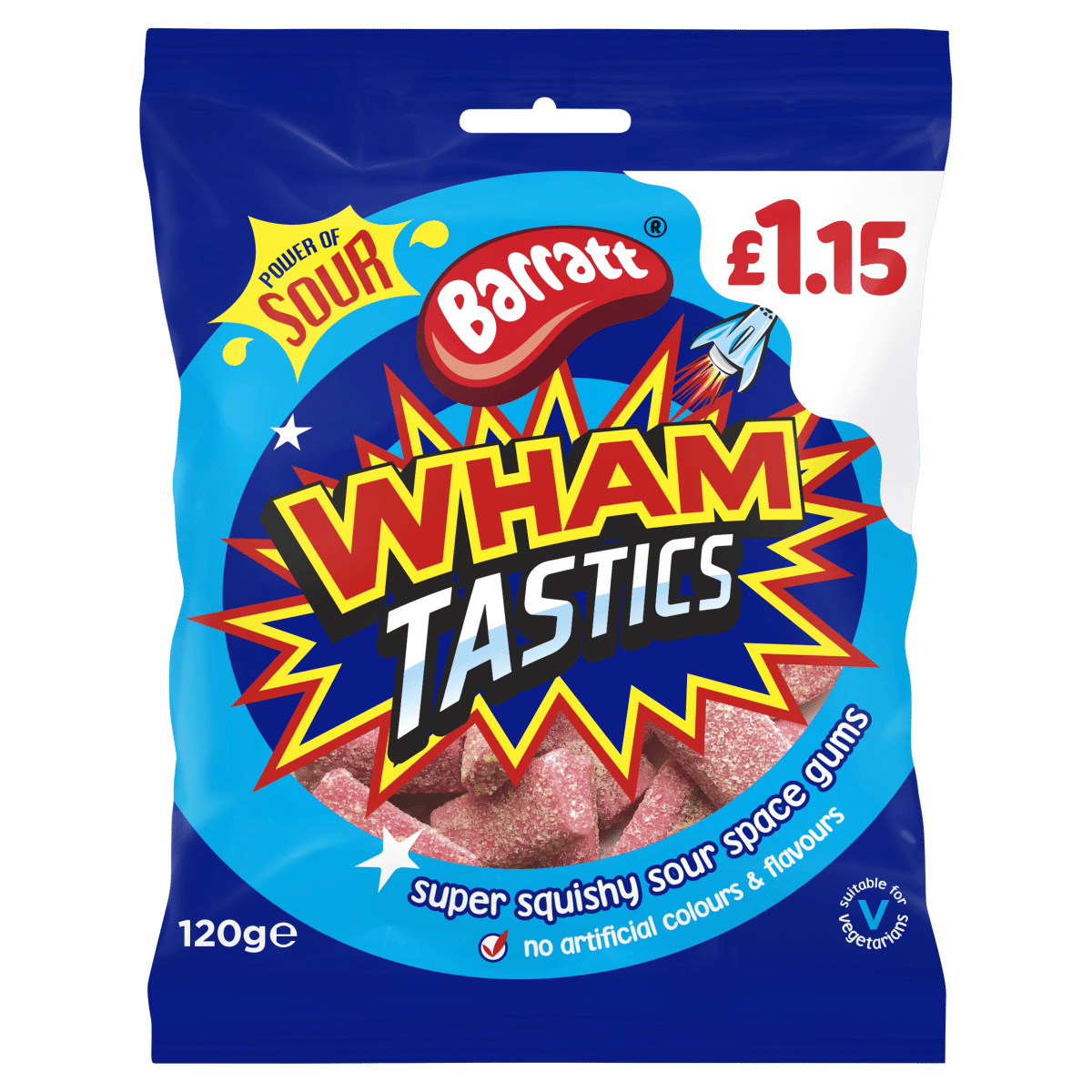 Barratt Wham Tastics 120g