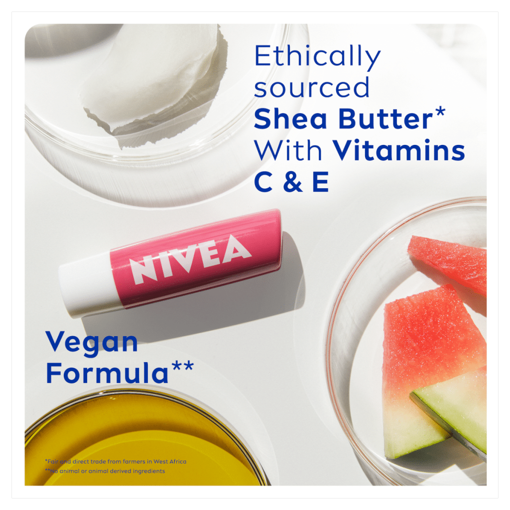 NIVEA Watermelon Shine Lip Balm 4G