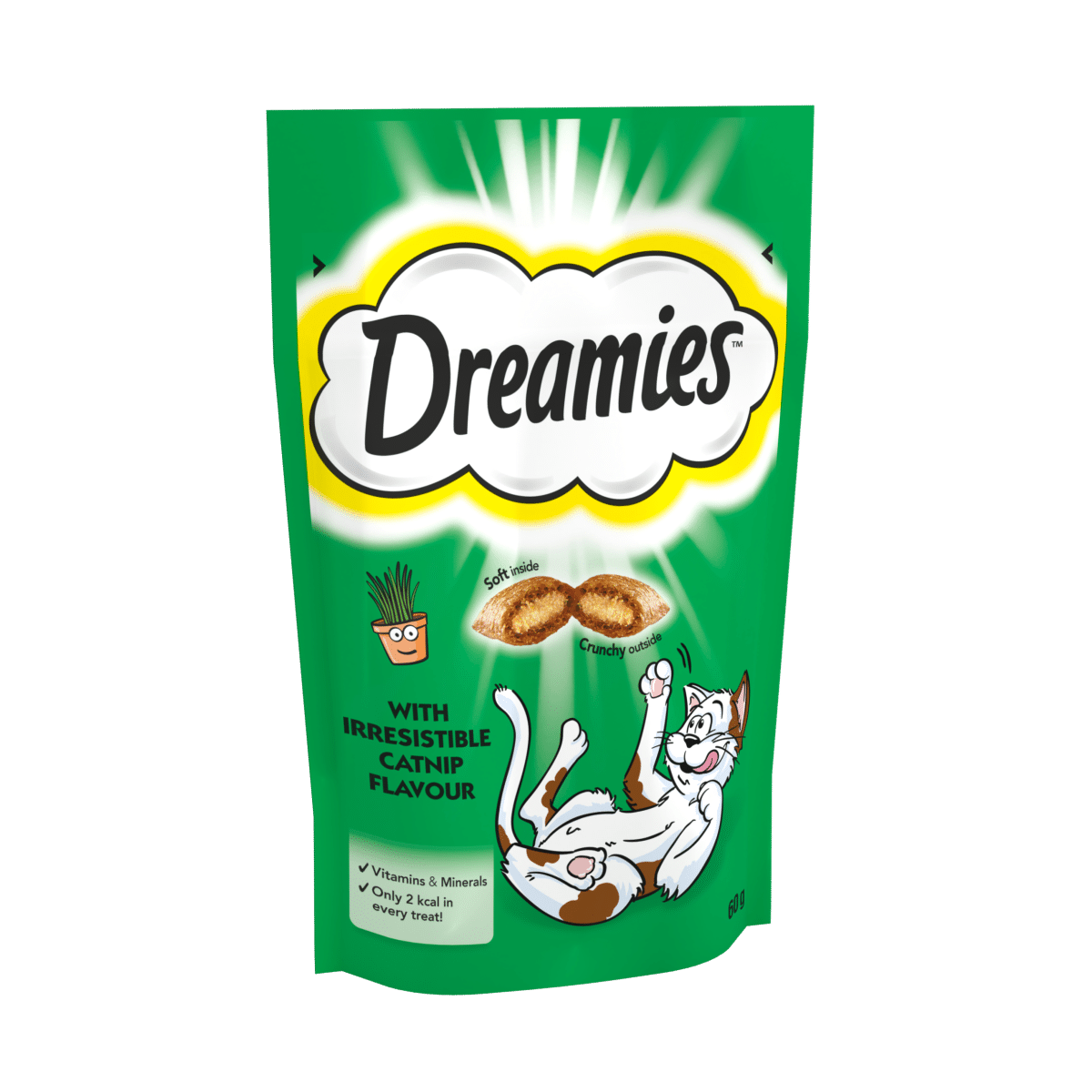 Dreamies Cat Treat Biscuits with Catnip 60g