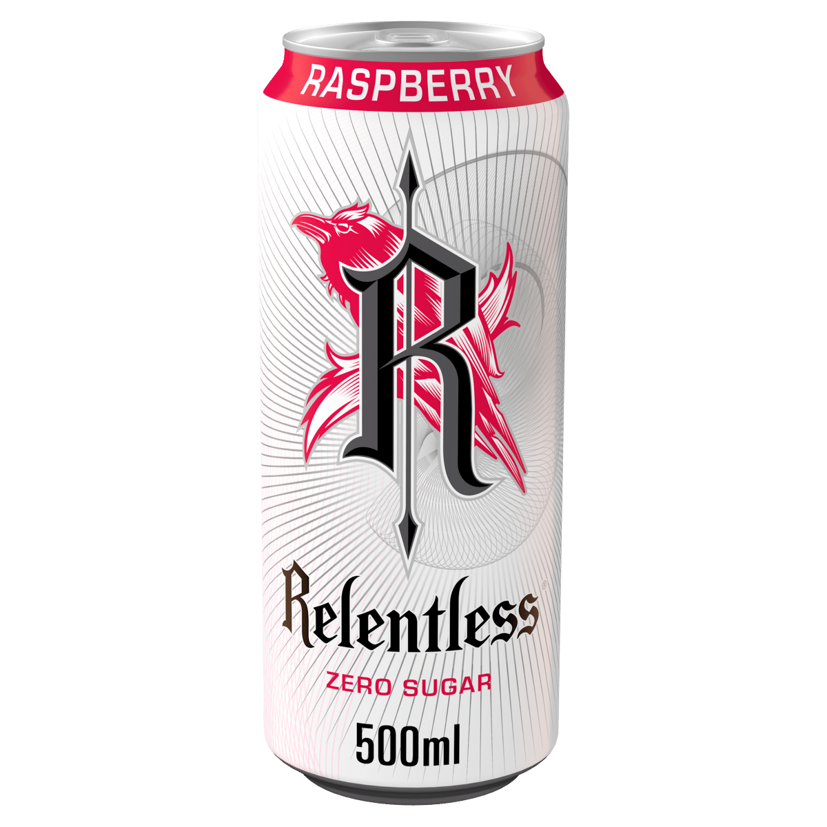 Relentless Raspberry Zero Energy Drink 500ml