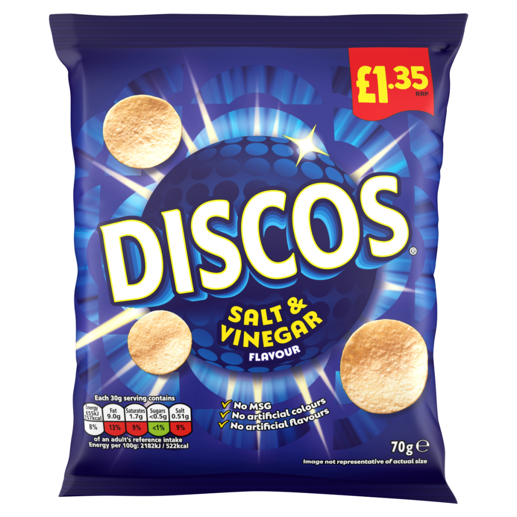 Discos Salt & Vinegar Flavour 70g