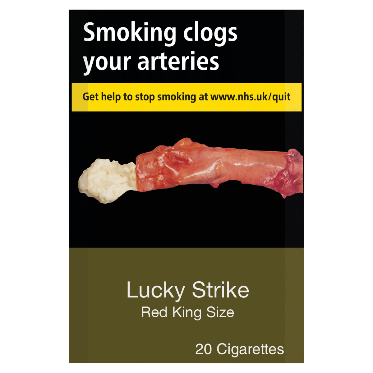 Lucky Strike Red King Size 20 Cigarettes
