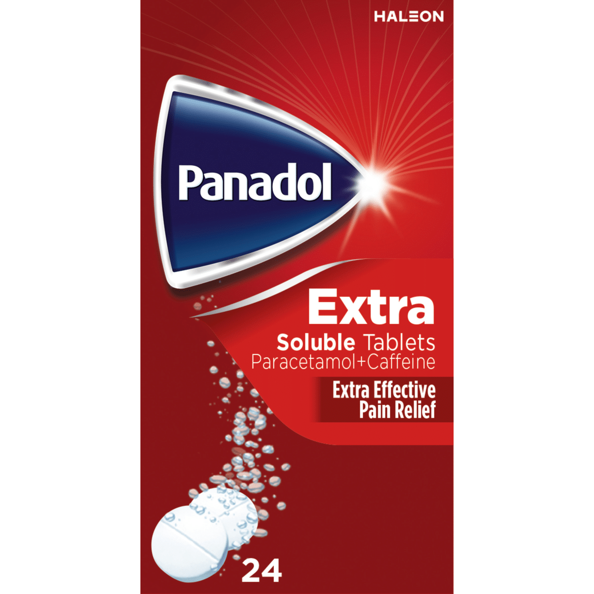 Panadol Extra Soluble Tablets for Pain Relief 500mg 24ct
