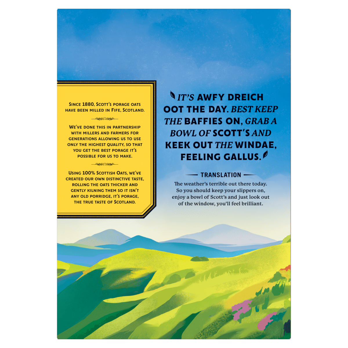 Scott’s Porage Original Porridge Oats1kg