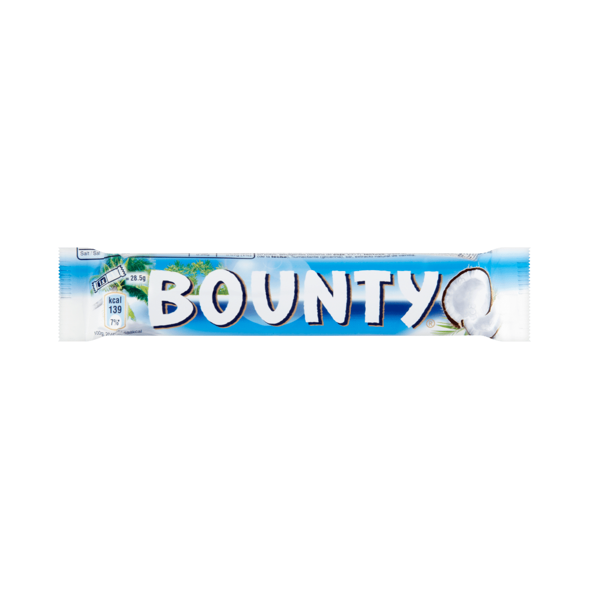 Bounty Coconut & Milk Chocolate Snack Bar Duo 57g