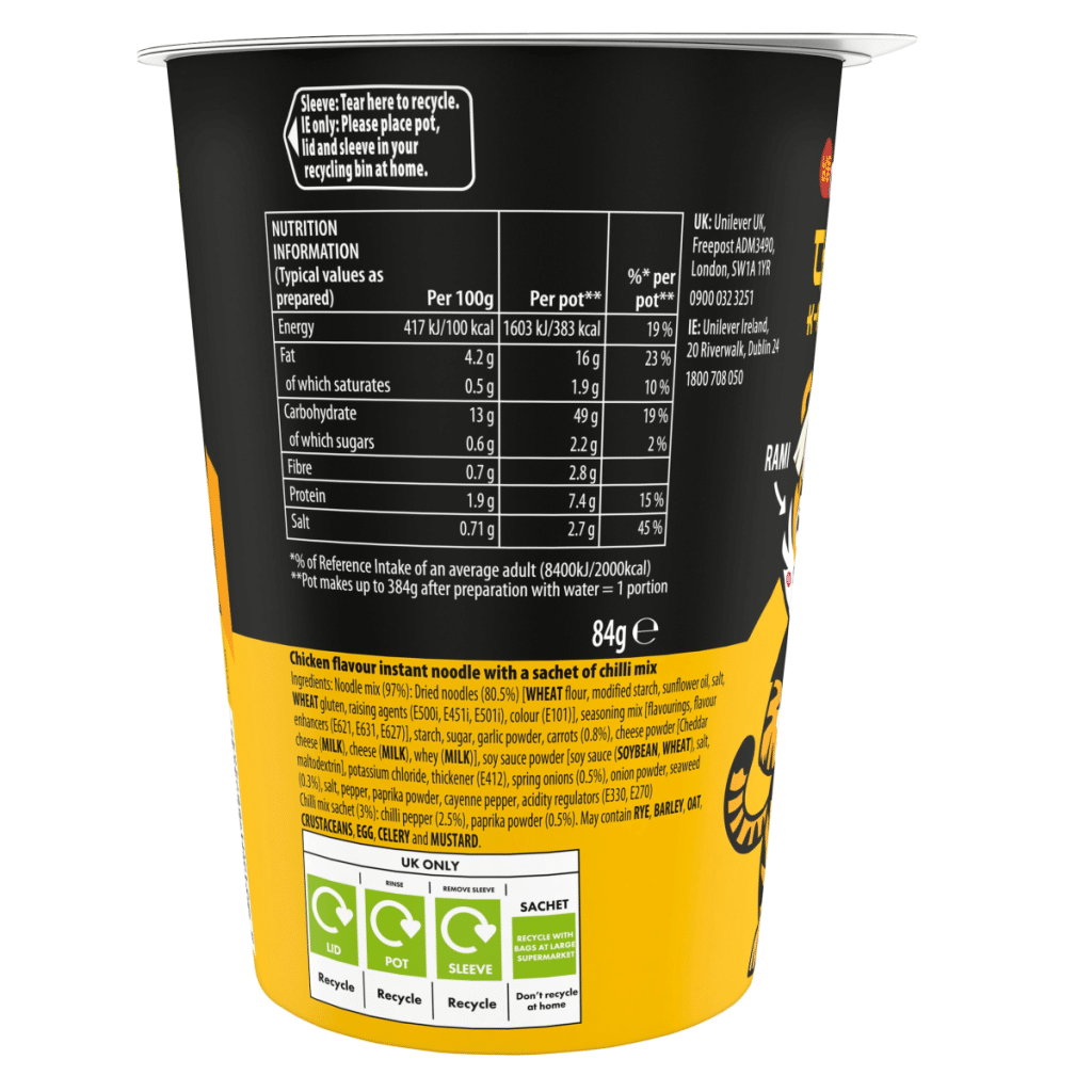 Namdong Chicken Jjigae Noodle Pot 84 g