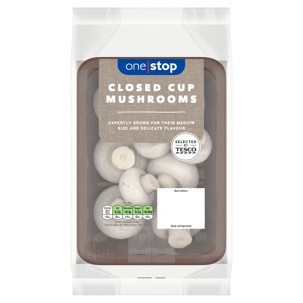 One Stop Closed Cup Mushrooms 300g