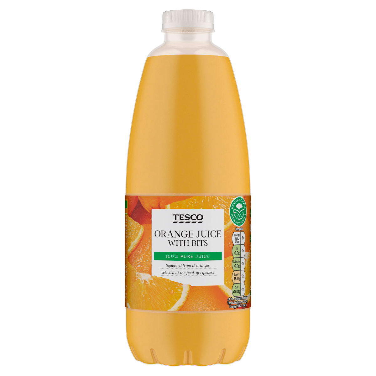 Tesco Orange Juice with Bits 1L