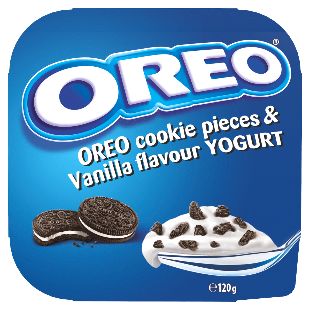 Oreo Vanilla Yogurt with Oreo Biscuit Pieces 120g