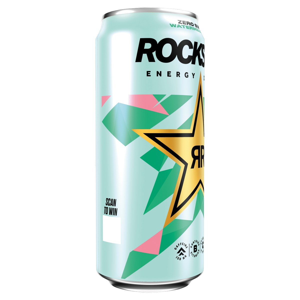 Rockstar Zero Sugar Watermelon Kiwi Energy Drink 500ml