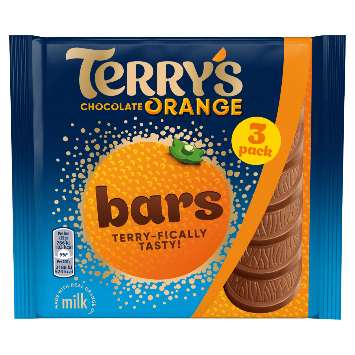 Terry’s Chocolate Orange Bars 3 x 35g (105g)