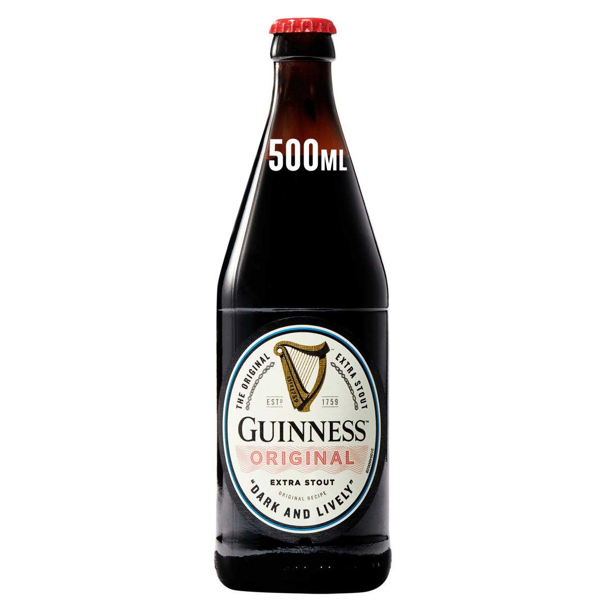 Guinness Original Extra Stout Beer 4.2% vol 500ml