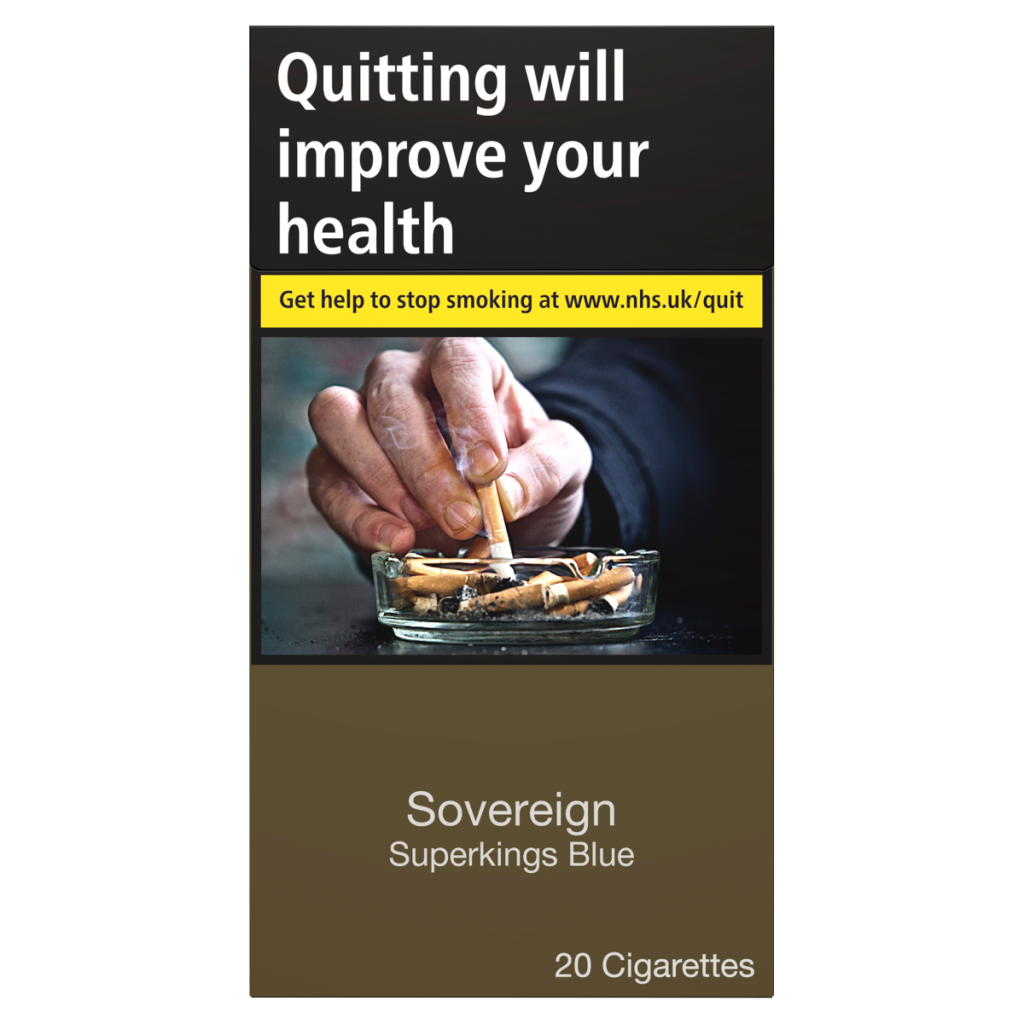 Sovereign Superkings Blue 20 Cigarettes