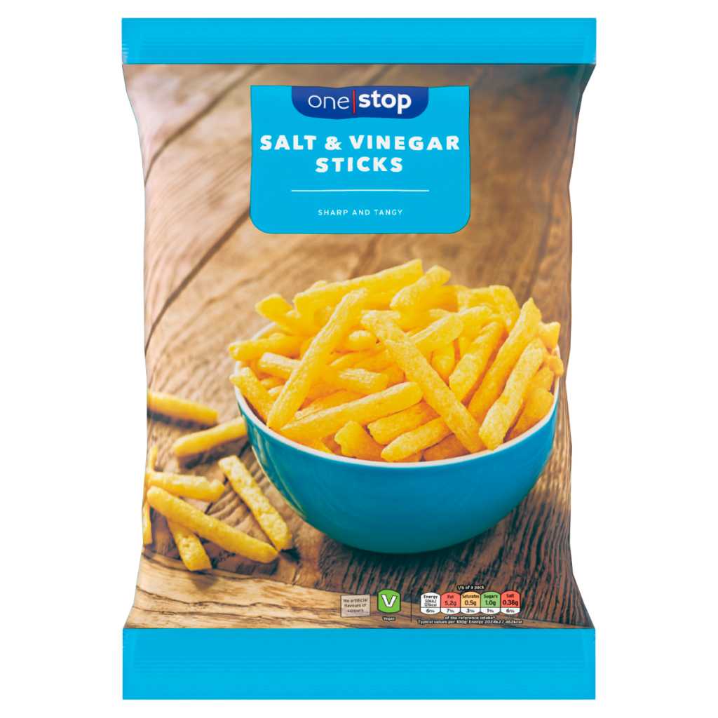 One Stop Salt & Vinegar Sticks 150g