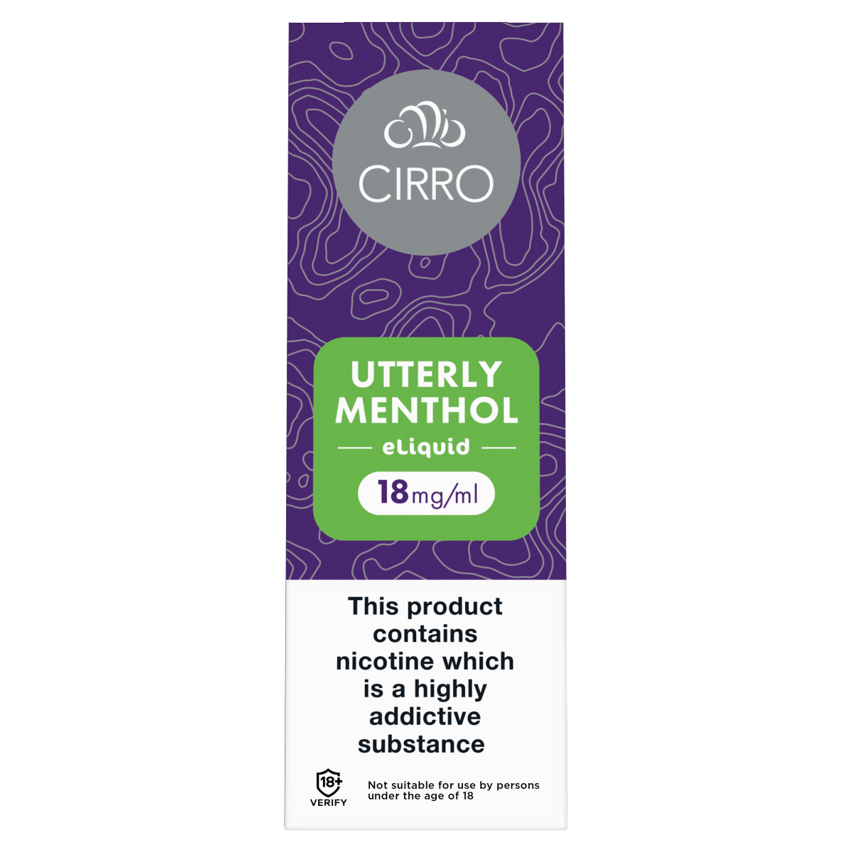 Cirro Utterley Menthol eLiquid 18mg/ml