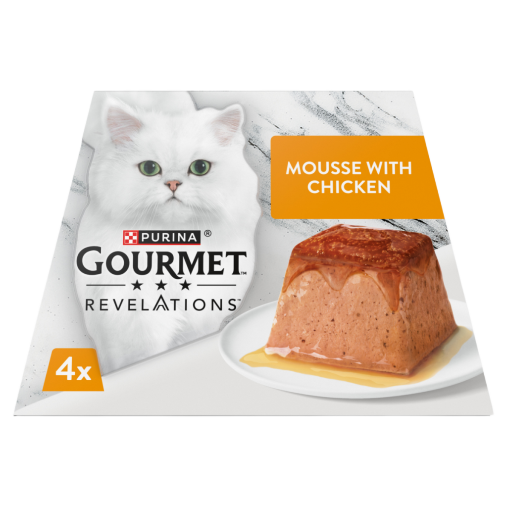 GOURMET Revelations Mousse Chicken Wet Cat Food 4x57g
