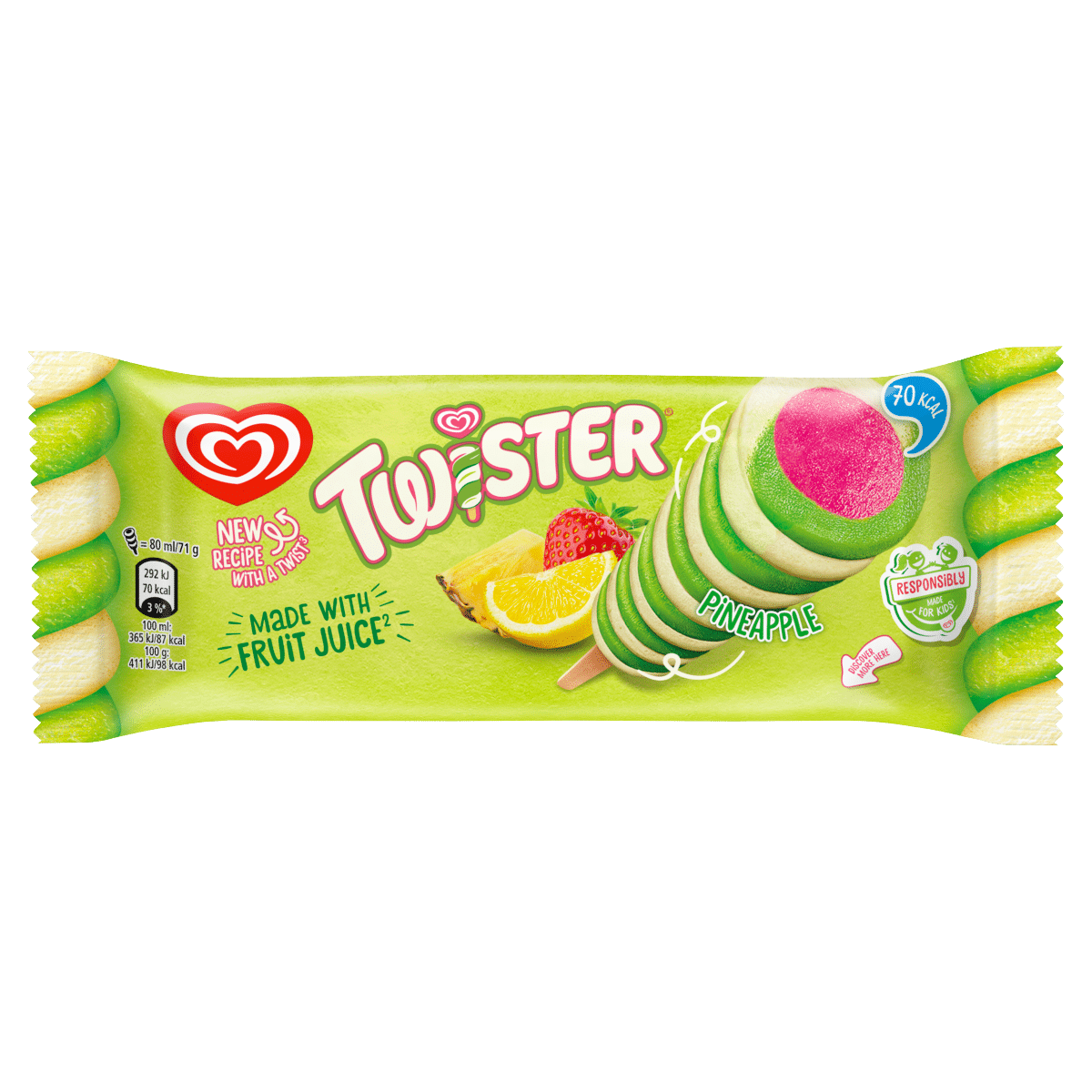 Twister Pineapple 80ml