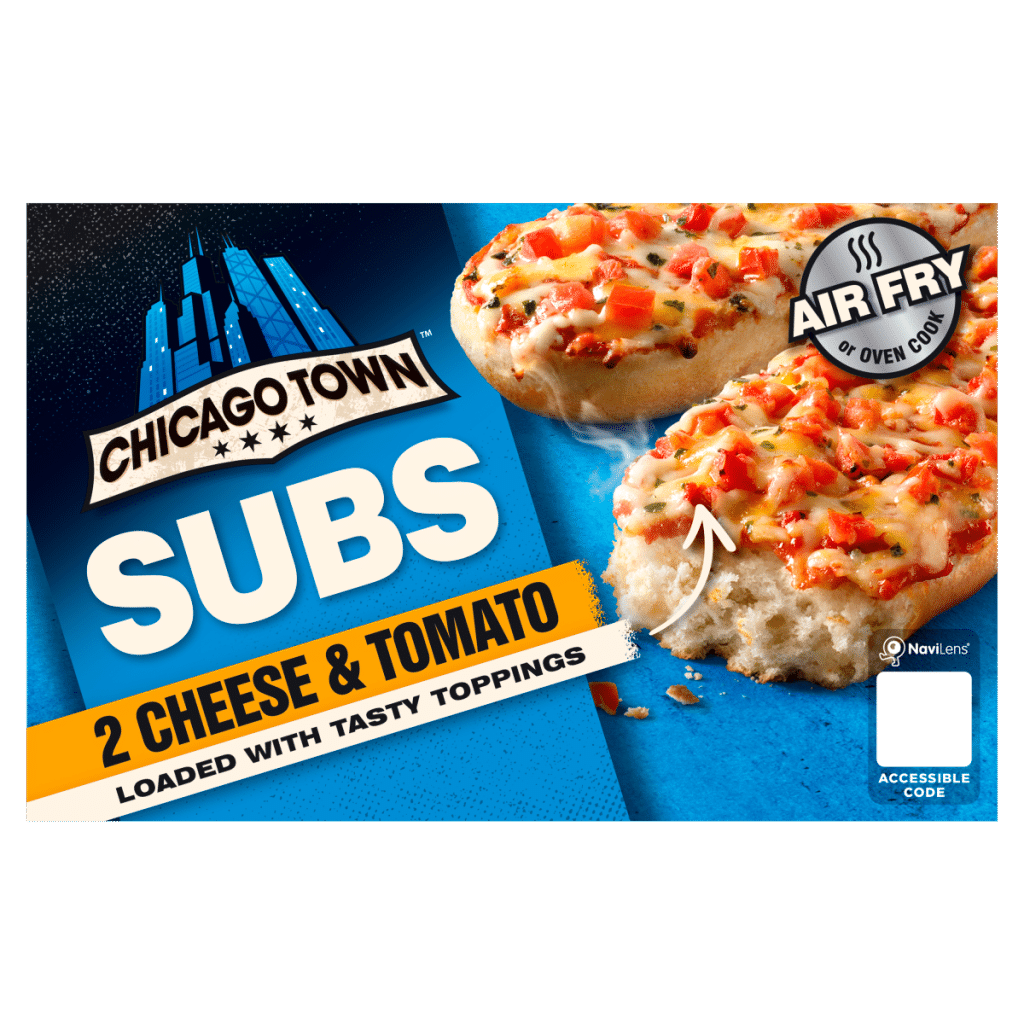Chicago Town Cheese & Tomato Subs Pizza 2 x 125g (250g)