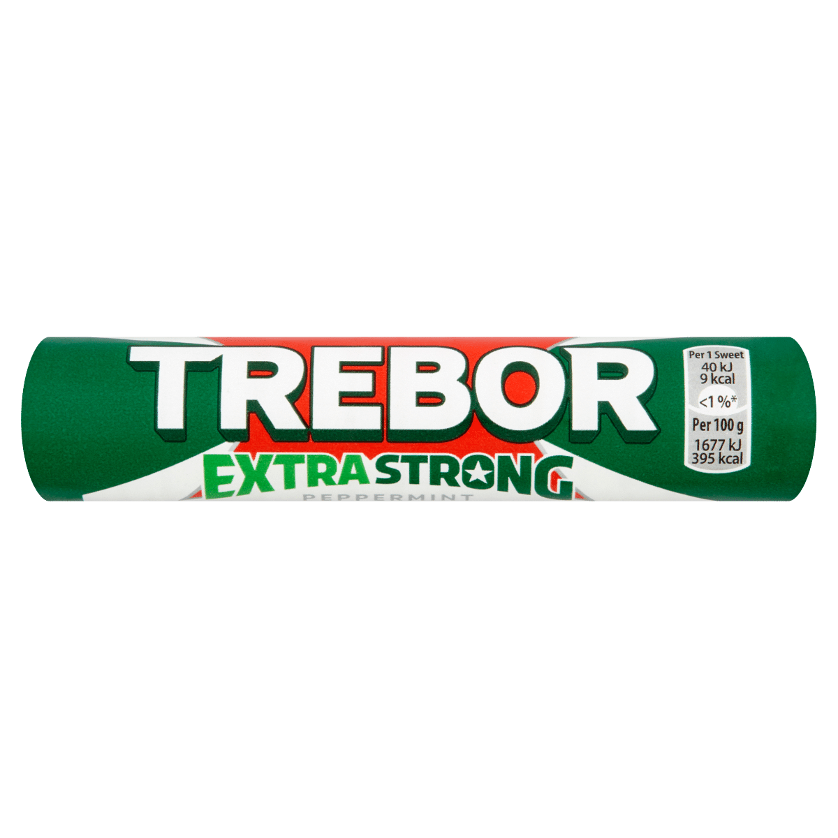 Trebor Extra Strong Peppermint Mints Roll 41.3g