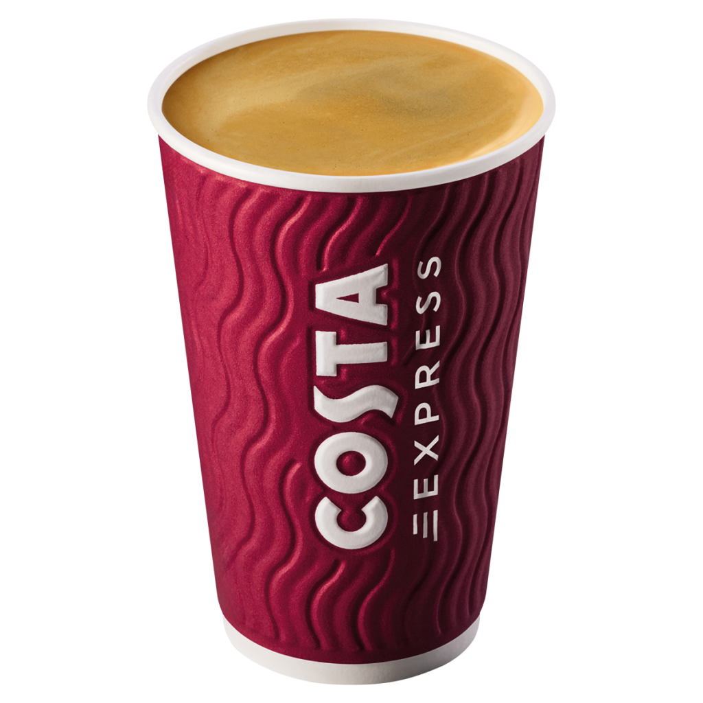 Costa Coffee Large White Americano + Syrup 453ml