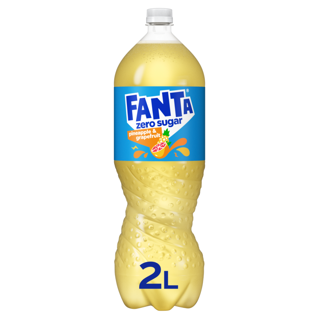 Fanta Pineapple & Grapefruit Zero Sugar 2L