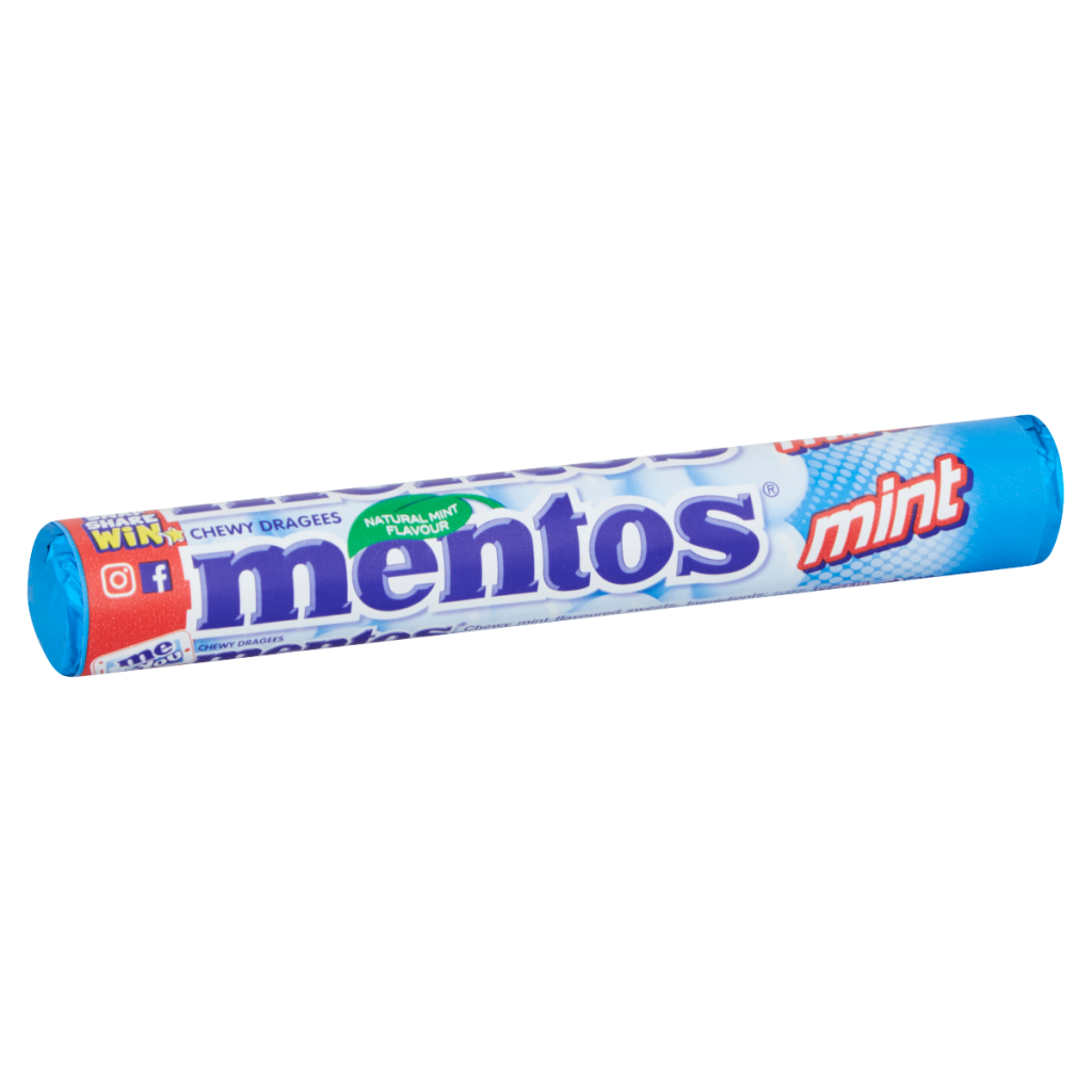 Mentos Mint Chewy Dragees 38g
