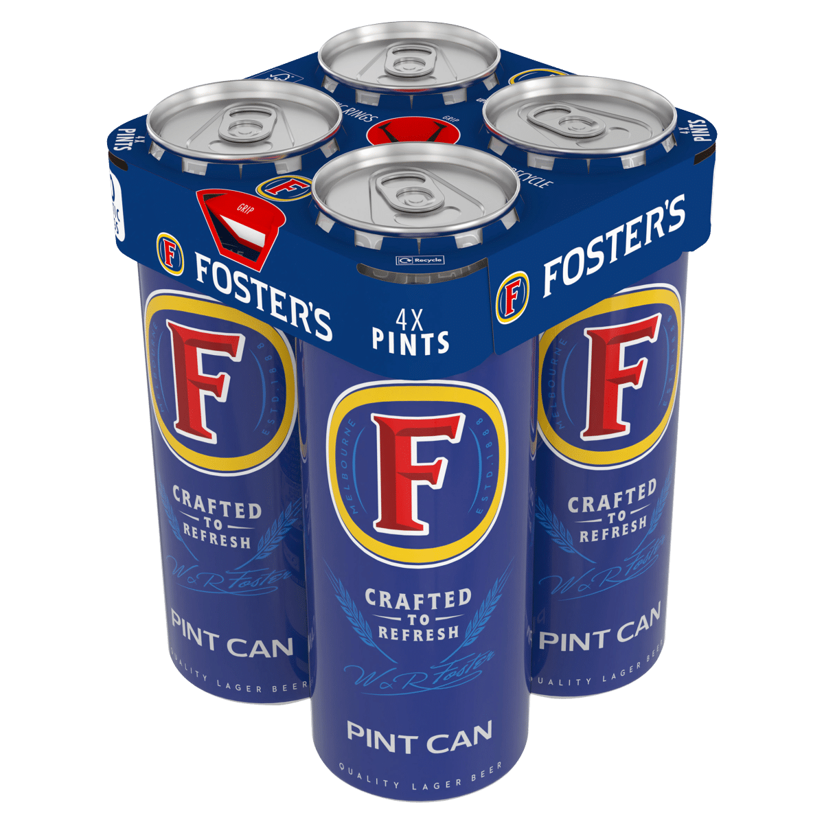 Foster’s Pint Can Quality Lager Beer 568ml