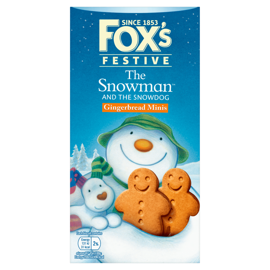 Fox’s Festive The Snowman and the Snowdog Gingerbread Minis 100g