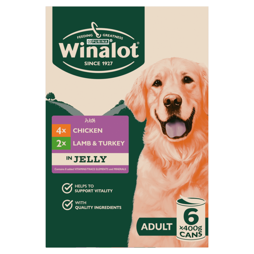 WINALOT Classics Mixed in Jelly Wet Dog Food 6x400g