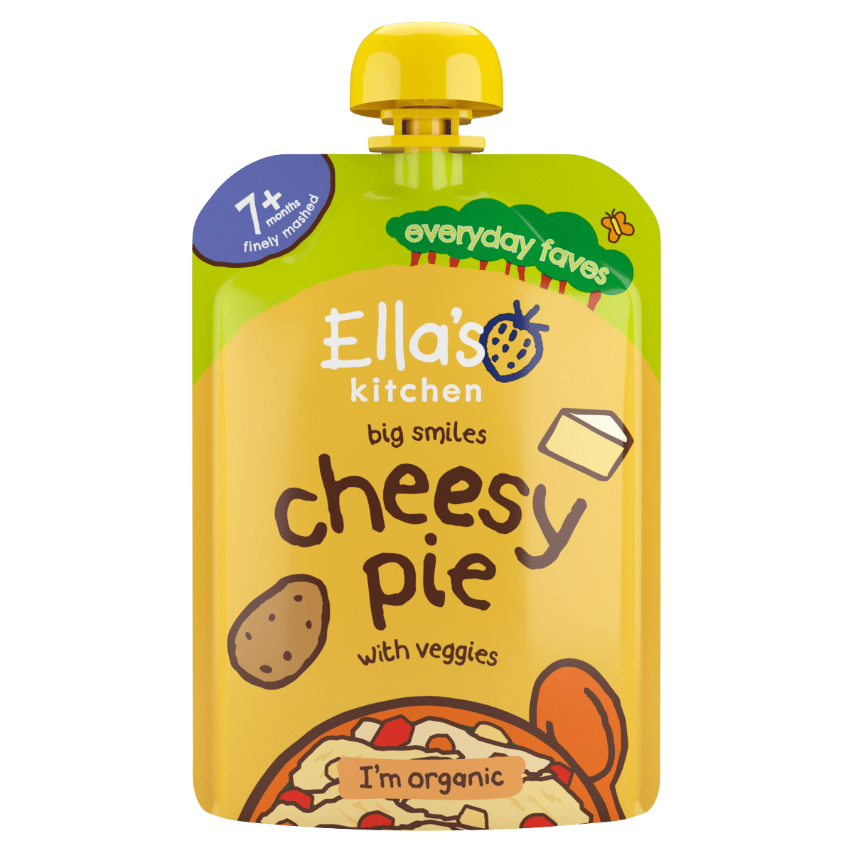 Ella’s kitchen Cheesy Pie with Veggies 7+ Months 130g