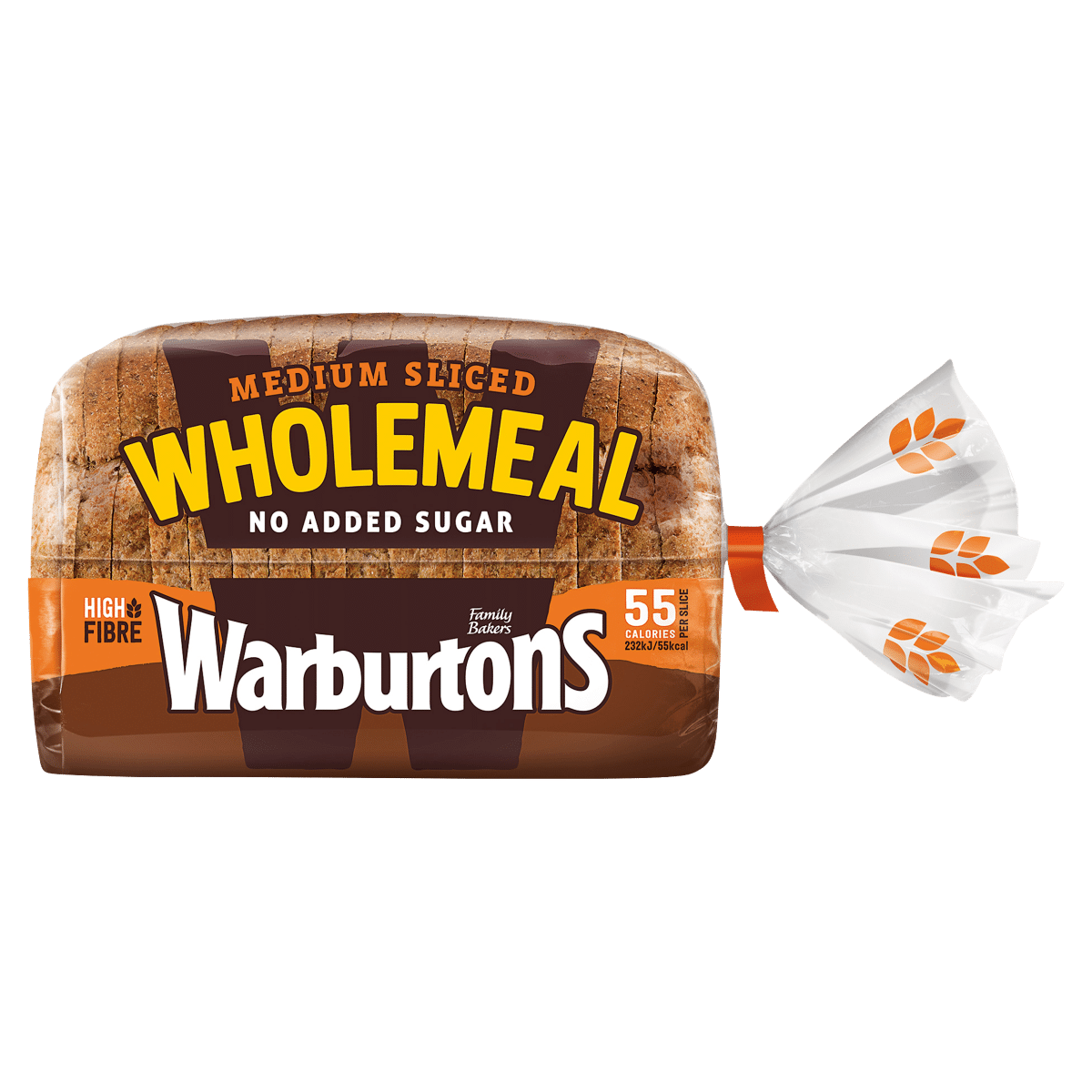 Warburtons Medium Sliced Wholemeal 400g