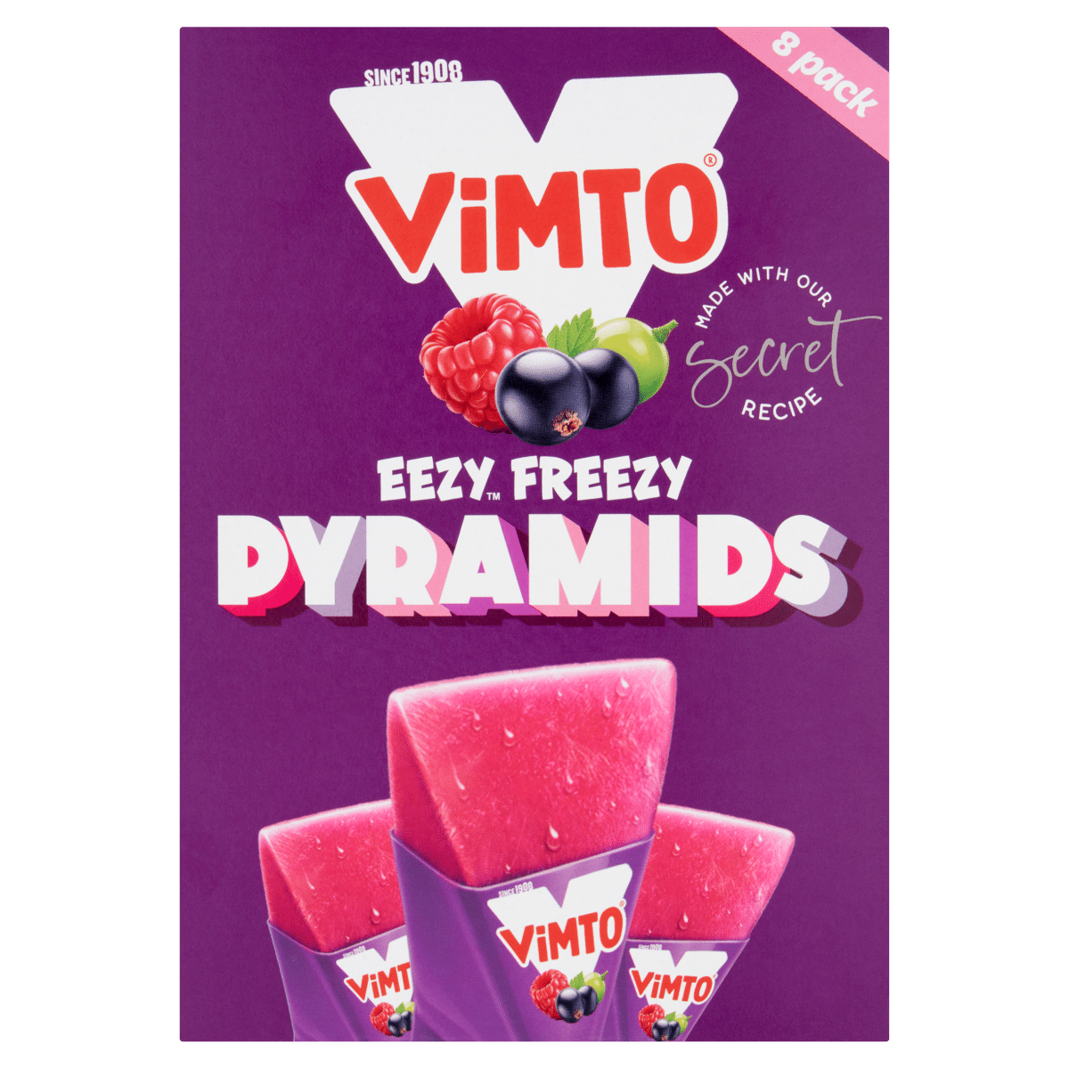 Vimto Eezy Freezy Pyramids 8 x 62ml