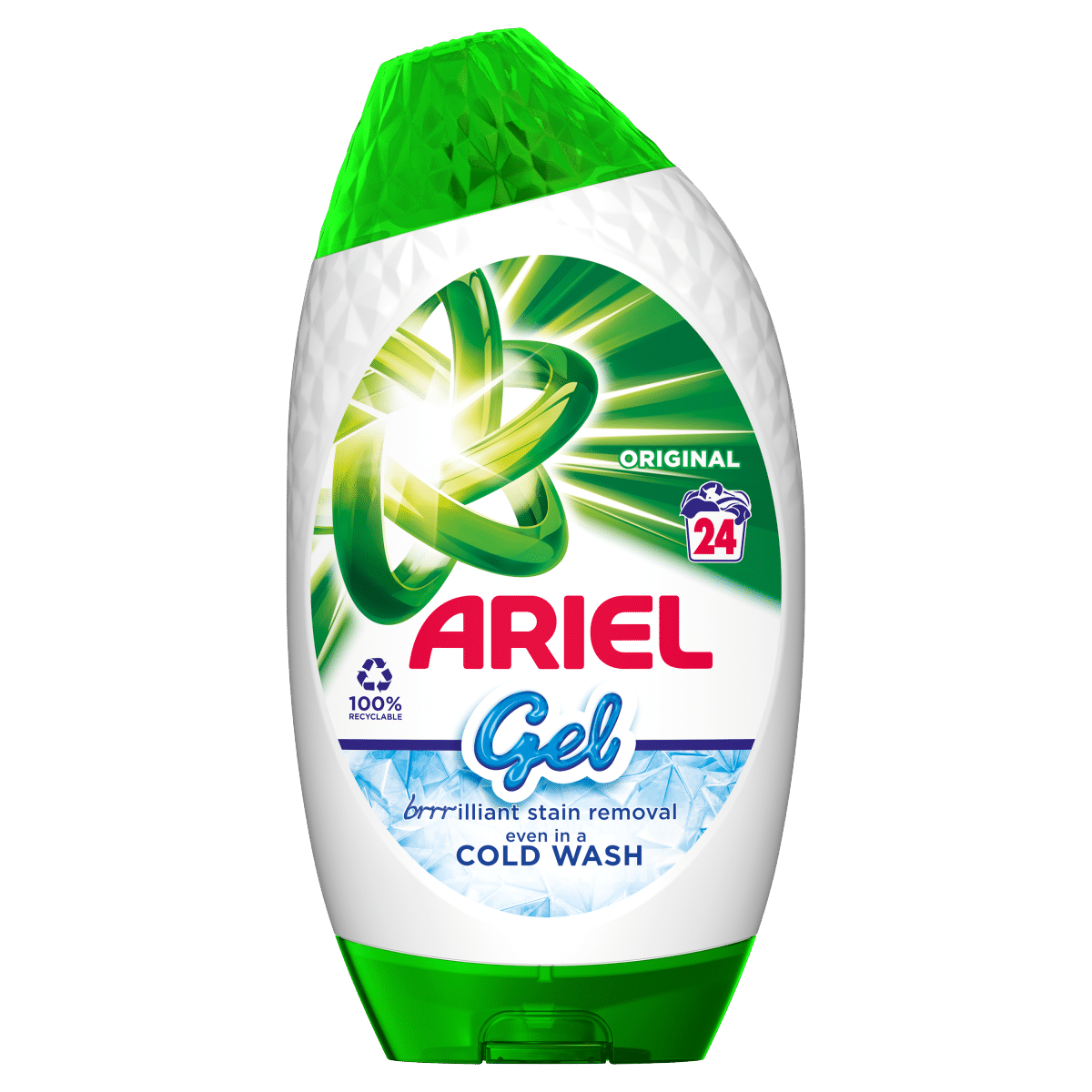 Ariel Washing Liquid Laundry Detergent Gel Original 840ml, 24 Washes