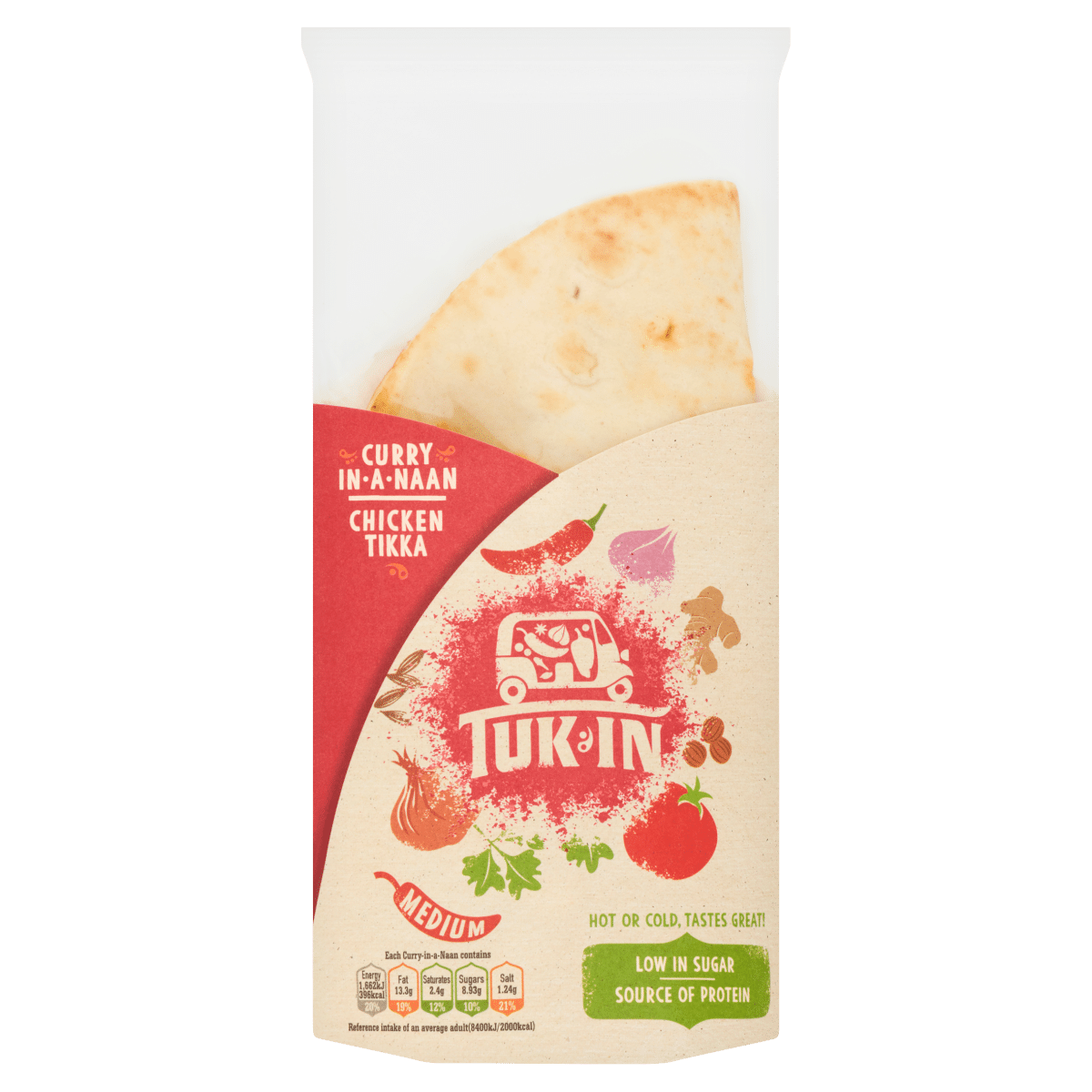Tuk In Curry in a Naan Chicken Tikka 180g