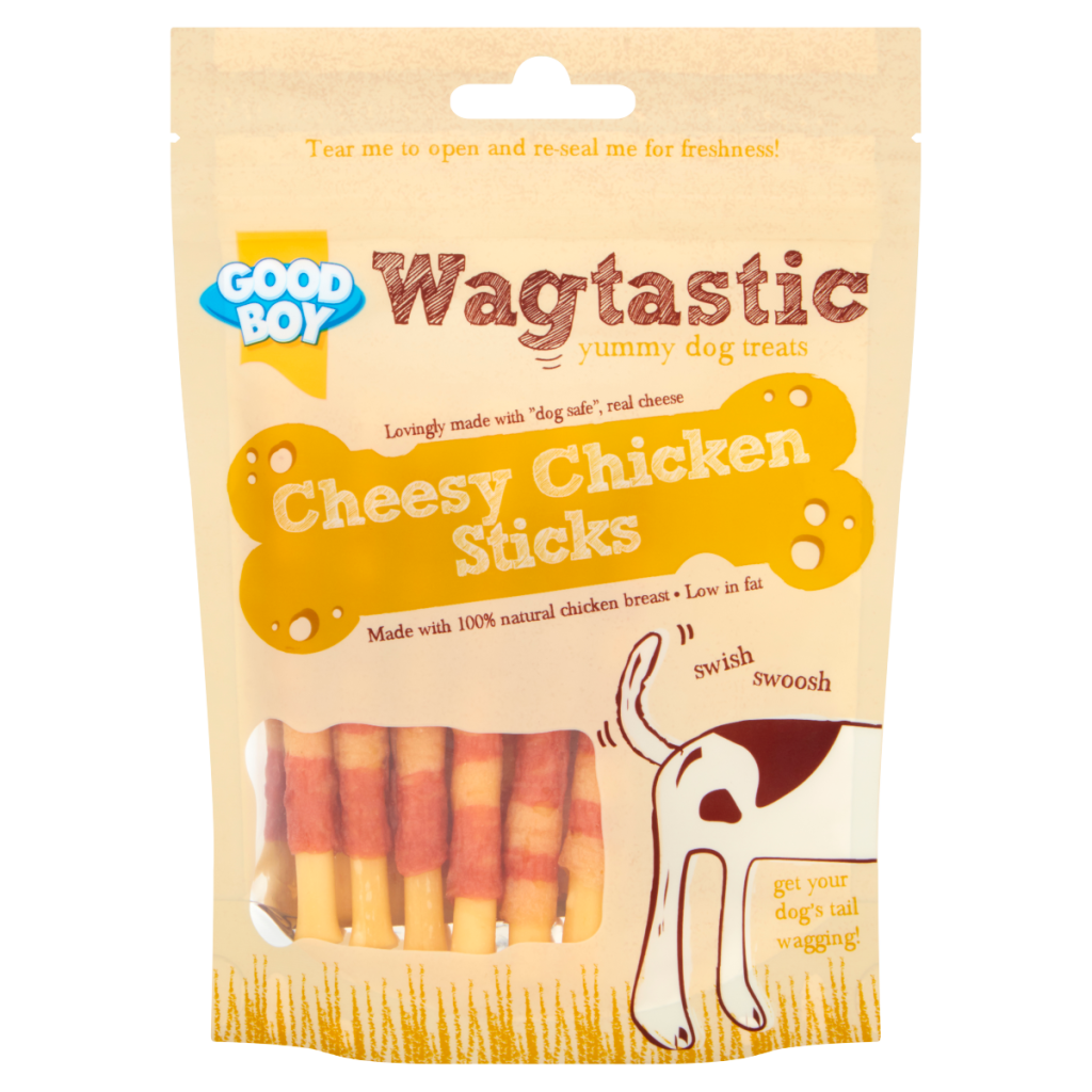 Good Boy Wagtastic Cheesy Chicken Sticks 70g