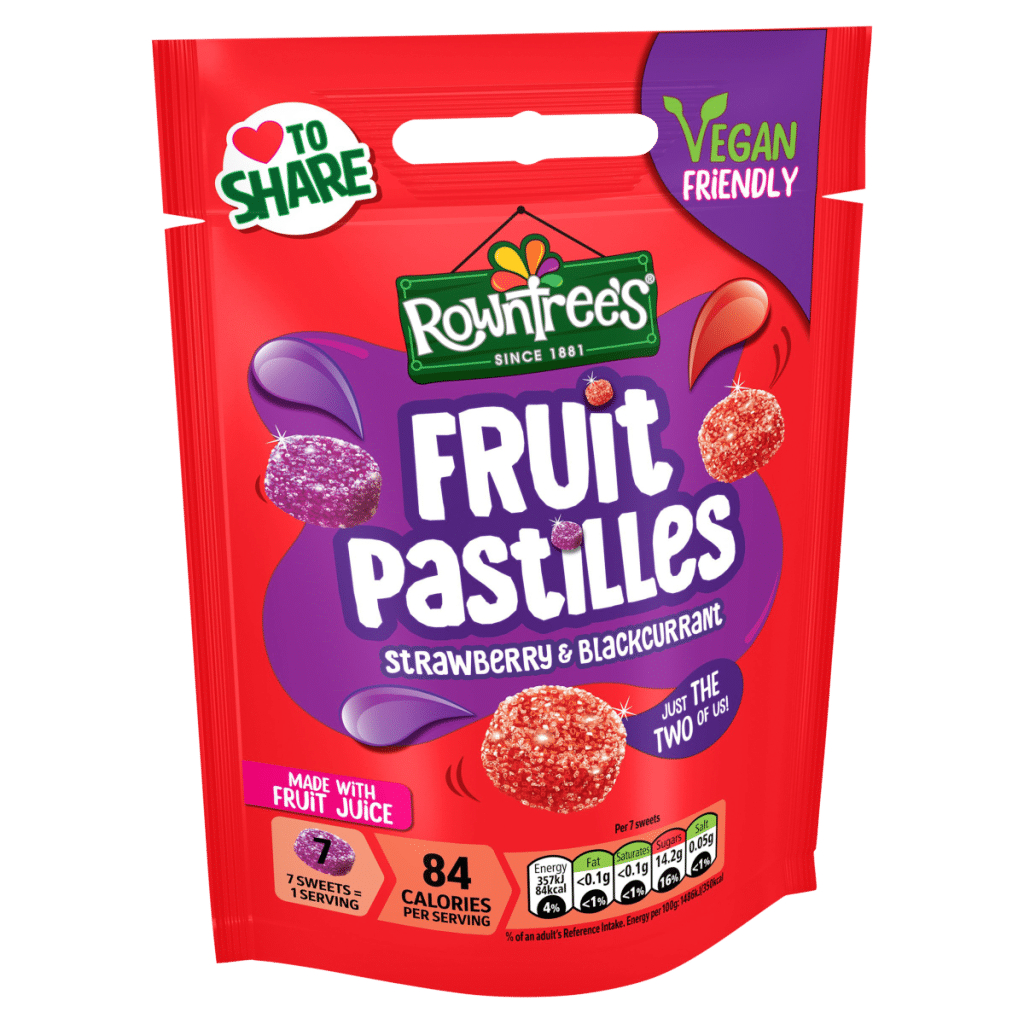 Rowntree’s Strawberry & Blackcurrant Fruit Pastilles 143g