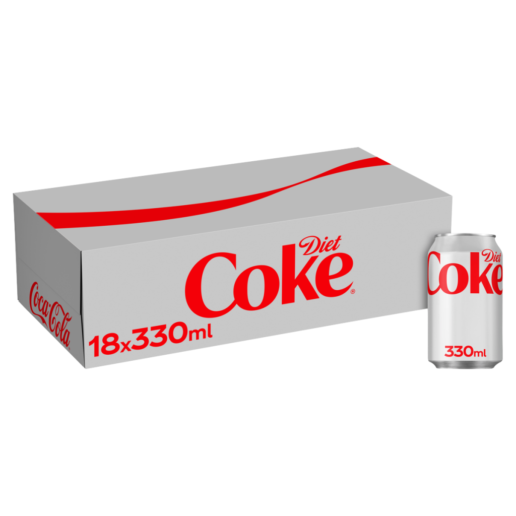 Diet Coke Cola 18 x 330ml Cans