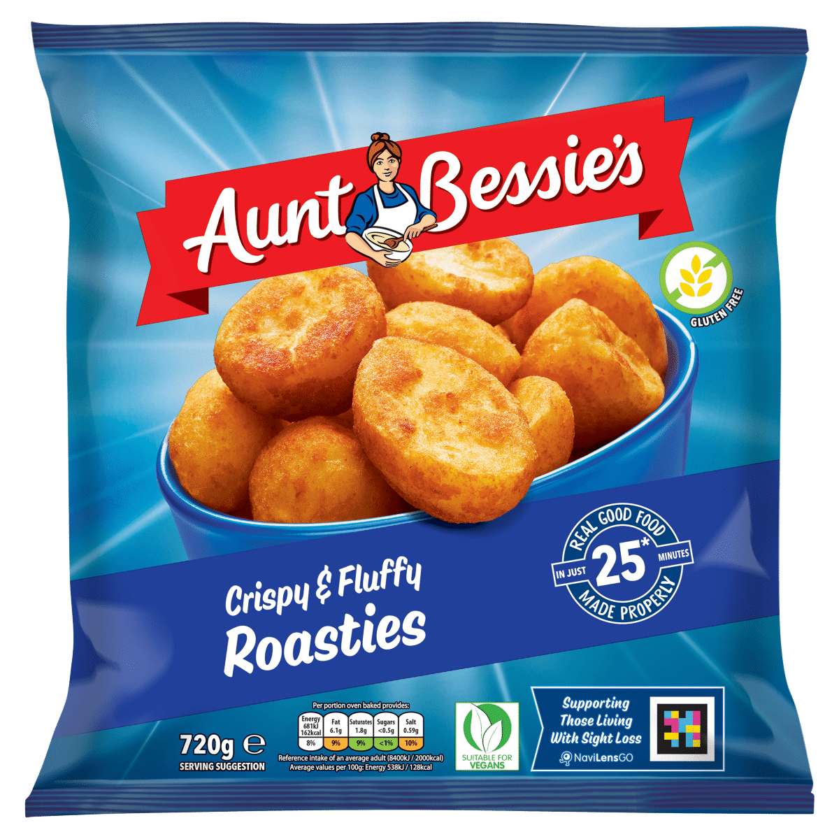 Aunt Bessie’s Crispy & Fluffy Roasties 720g