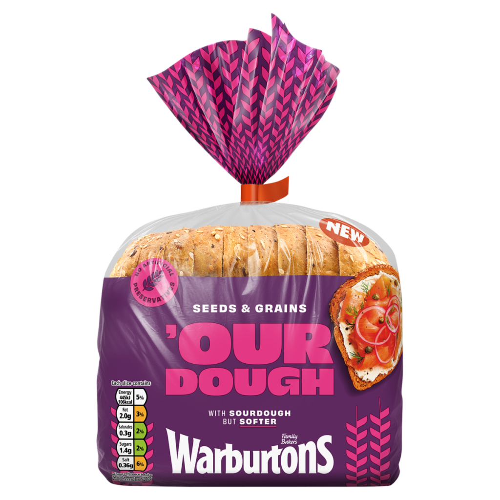 Warburtons Seeds & Grains Our Dough 400g