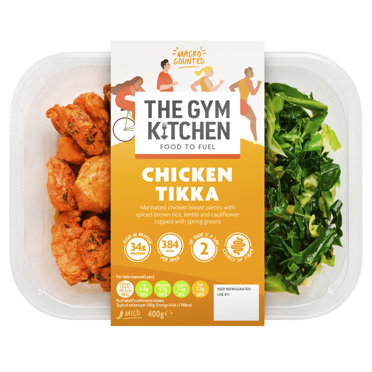 The Gym Kitchen Chicken Tikka 400g